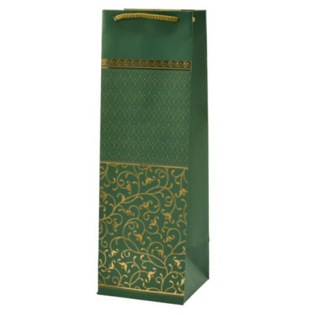 Torebka ozdobna 36x12x11cm butelkowa AL-2 mix